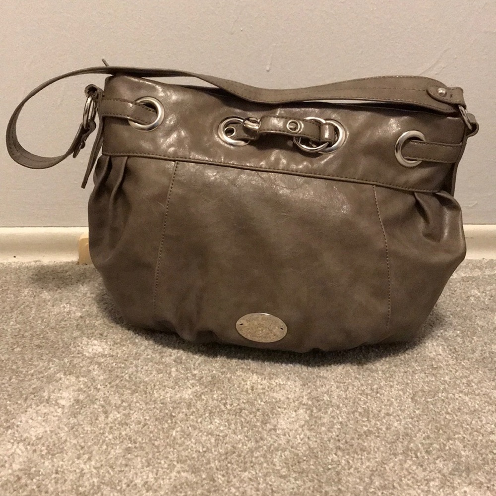 Nine West Grey Faux Leather Purse